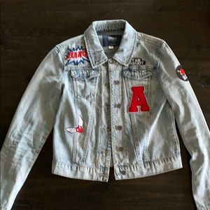 Only Light blue denim jacket xs